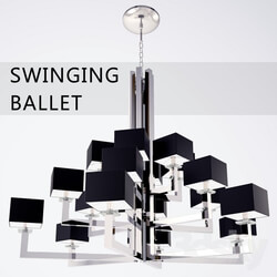 Ceiling light - SWINGING BALLET H18 XXL 