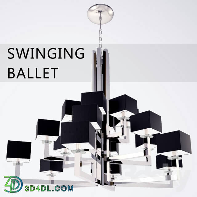 Ceiling light - SWINGING BALLET H18 XXL