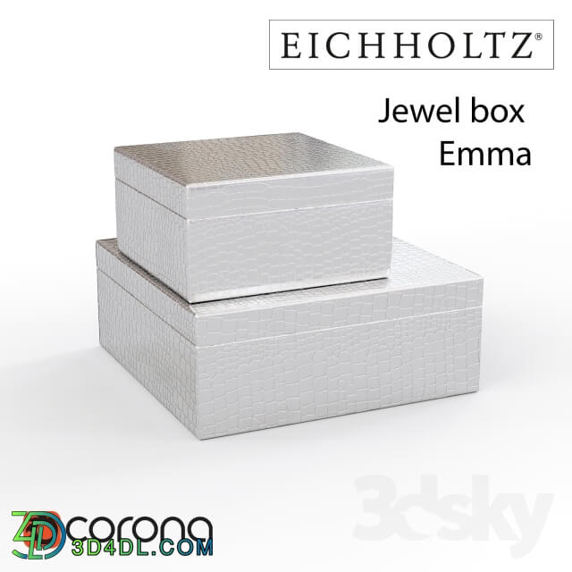 Other decorative objects - EICHHOLTZ Jewel Box Emma set of 2