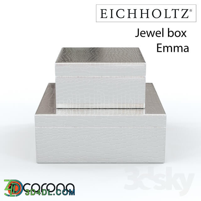 Other decorative objects - EICHHOLTZ Jewel Box Emma set of 2