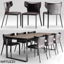 Table _ Chair - Table and chairs natuzzi Pi Greco_ Omega 