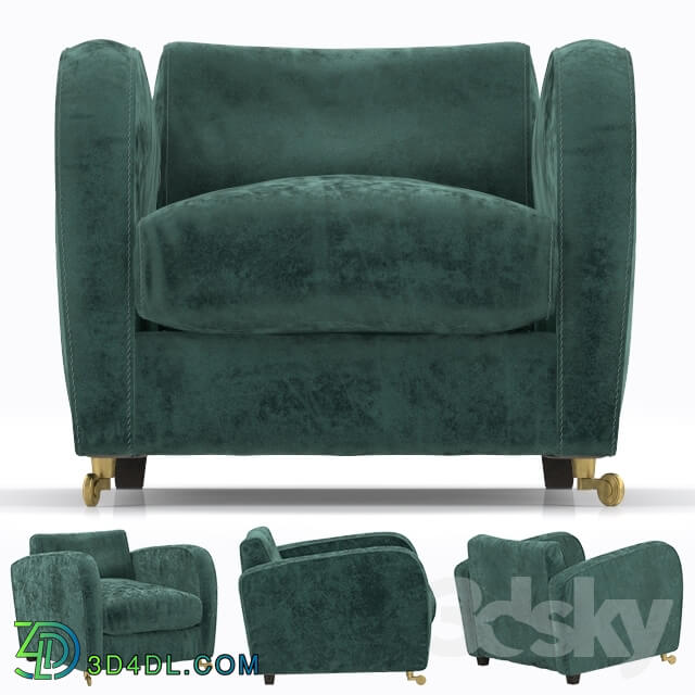 Arm chair - Armchair Baxter Charmine Longe Armchair