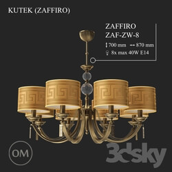 Ceiling light - KUTEK _ZAFFIRO_ ZAF-ZW-8 