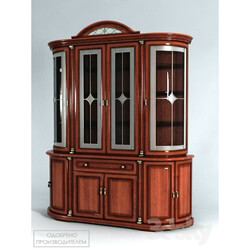 Wardrobe _ Display cabinets - Showcase Oval-4 door _D_okonda_ 