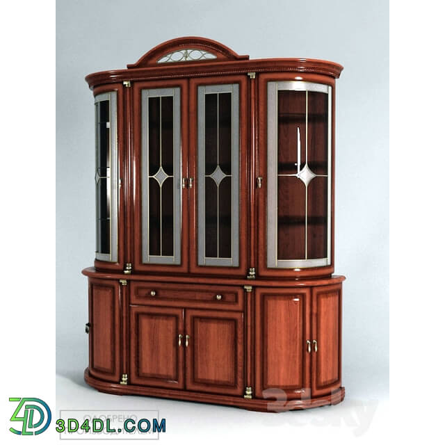 Wardrobe _ Display cabinets - Showcase Oval-4 door _D_okonda_