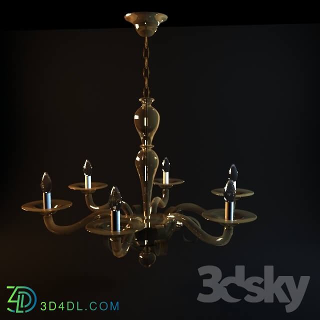 Ceiling light - glass chandelier