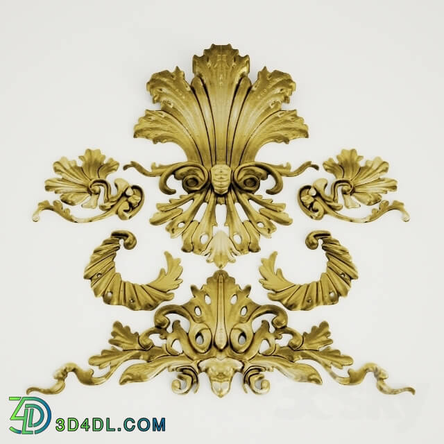 Decorative plaster - NEOCLASSIC-FL-001