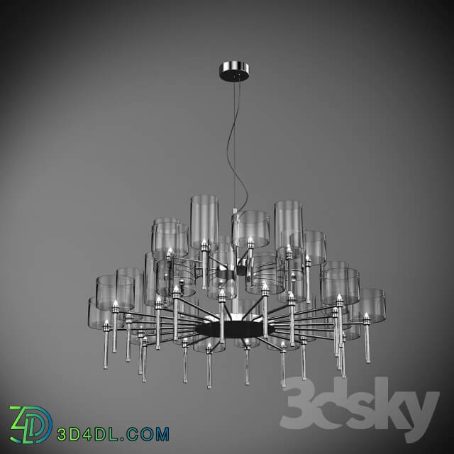 Ceiling light - AXO SP 30 CRYSTAL SPILLRAY