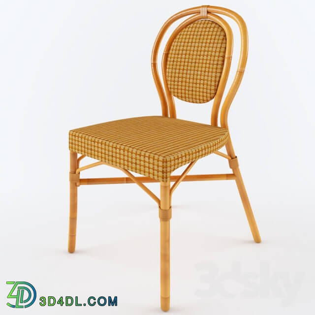 Chair - wicker chair rousseau