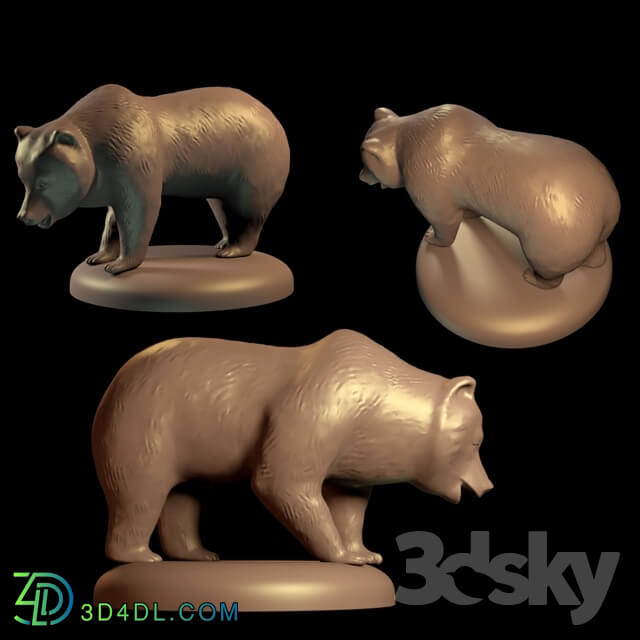 Sculpture - bear sculpture