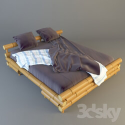 Bed - Bamboo bed 