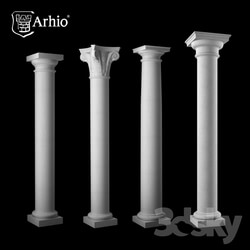 Decorative plaster - Collection column_ Arhio_ production _AKL 331-1-AKL 371-1_ 