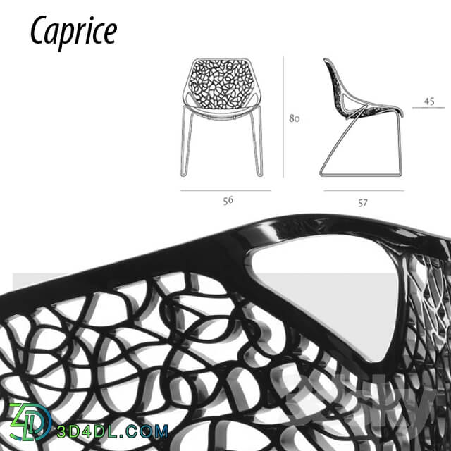 Chair - Chair Caprice CASPRINI