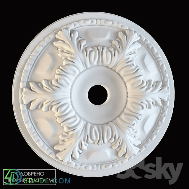 Decorative plaster - Socket