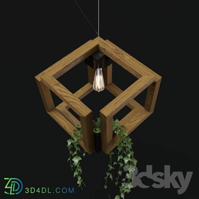 Ceiling light - Smart Cuberint by LightsWood