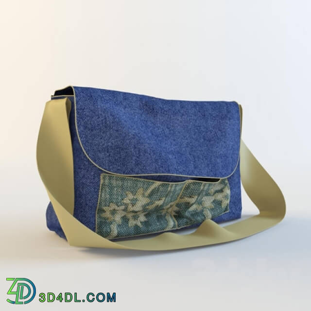 Other decorative objects - Denim handbag