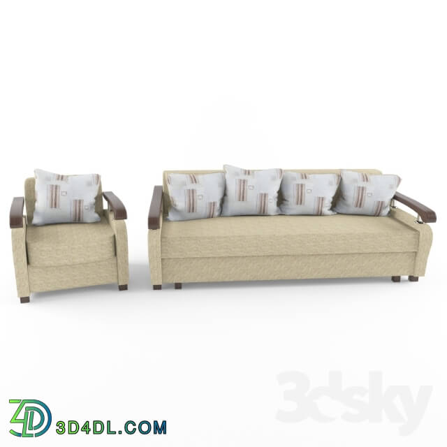 Sofa - Sofa and armchair