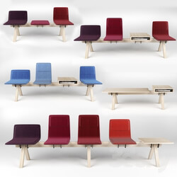 Office furniture - Alki Laia Seating Beam - a collection of shops _ coffee table 