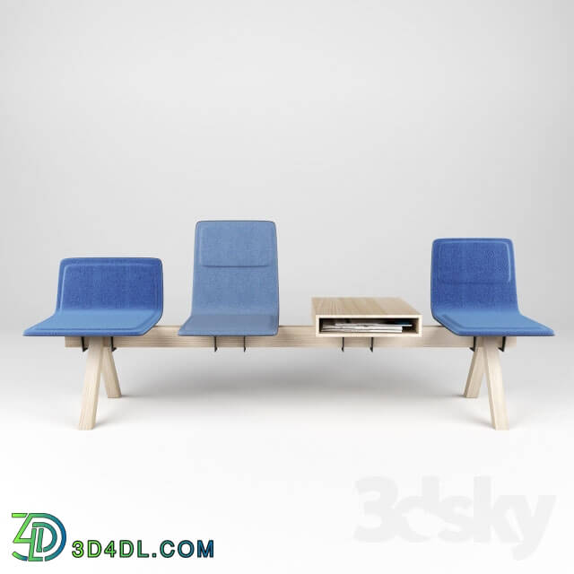 Office furniture - Alki Laia Seating Beam - a collection of shops _ coffee table