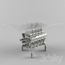 Table - Coffee table with a motor 