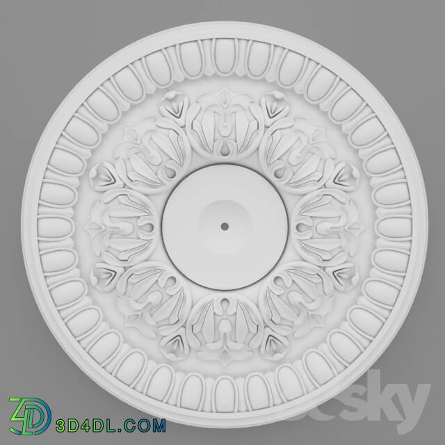 Decorative plaster - Ceiling rose