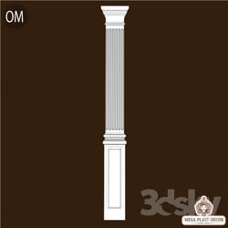 Decorative plaster - Om. Mega plast decor Pilaster 