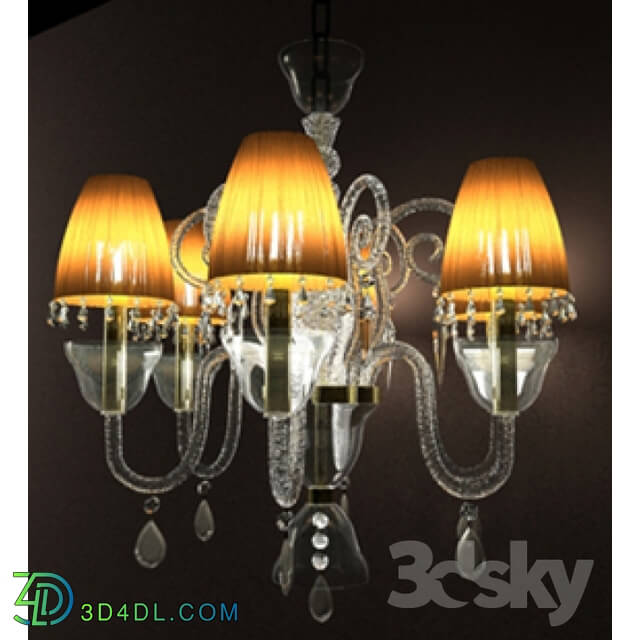 Ceiling light - Gold chandelier _Baby italy_