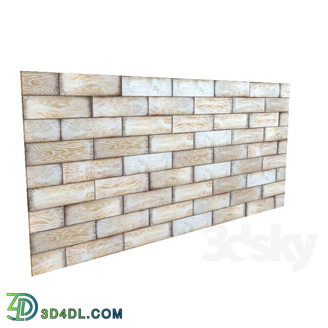 Wall covering - Wall panel 003 - Almond