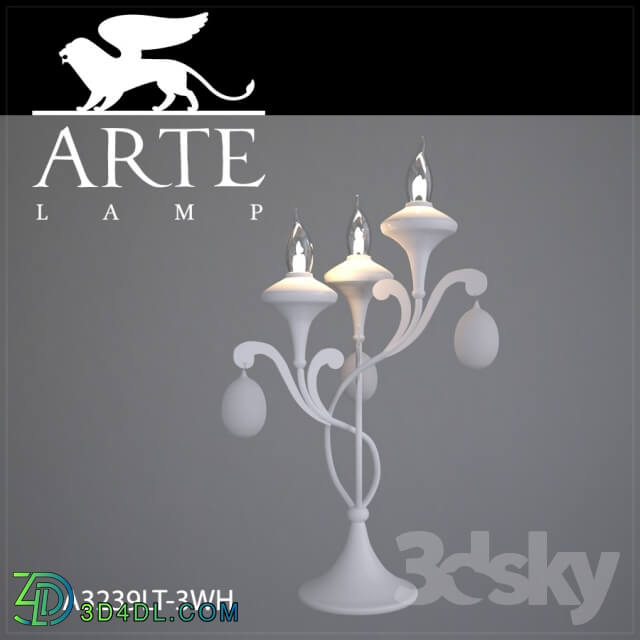 Table lamp - Table lamp ArteLamp A3239LT-3WH