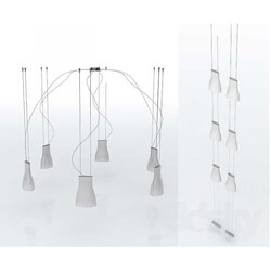 Ceiling light - Chandelier and floor lamp to supporting structures 