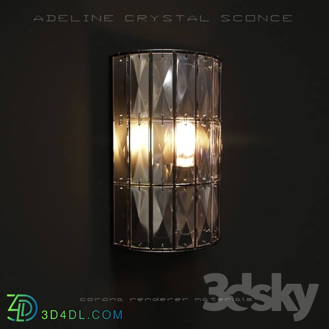 Wall light - ADELINE CRYSTAL SCONCE