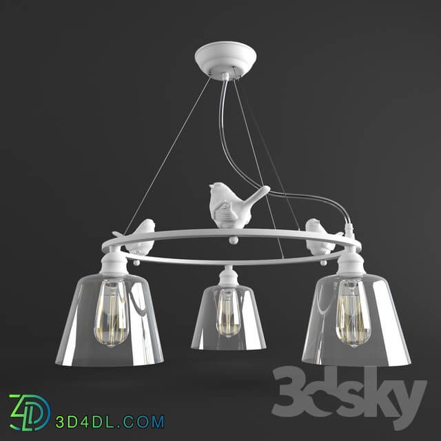 Ceiling light - Chandelier Arte Lamp Passero A4289LM-3WH