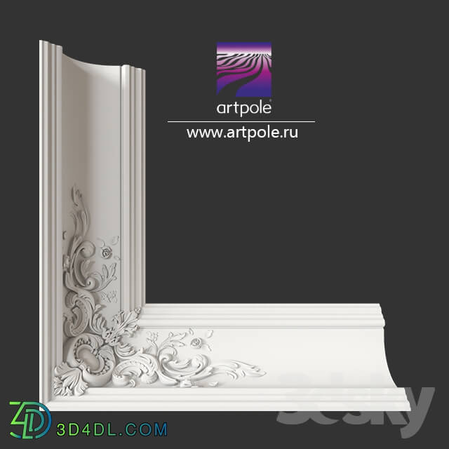 Decorative plaster - Ornamental cornice