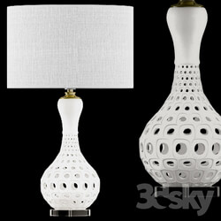 Table lamp - White Ceramic Table Lamp 