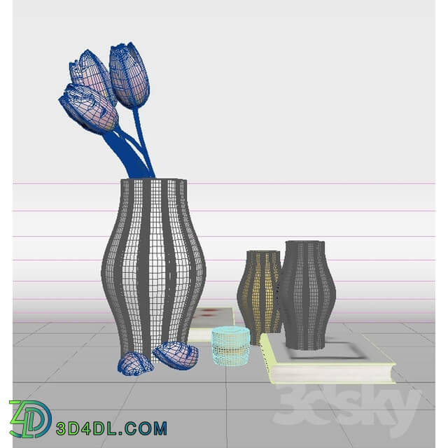 Decorative set - Decorative vase