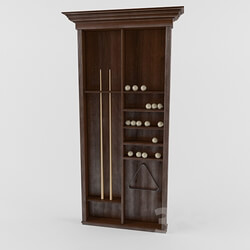 Billiards - Cabinet in the billiard room 