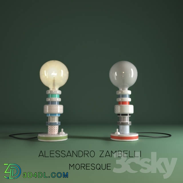 Table lamp - ALESSANDRO ZAMBELLI moresque