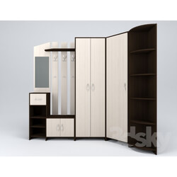 Wardrobe _ Display cabinets - Modular entrance Comfort Furniture factory Kalina 