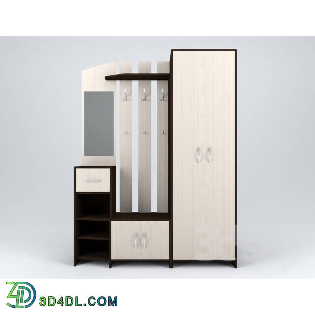 Wardrobe _ Display cabinets - Modular entrance Comfort Furniture factory Kalina