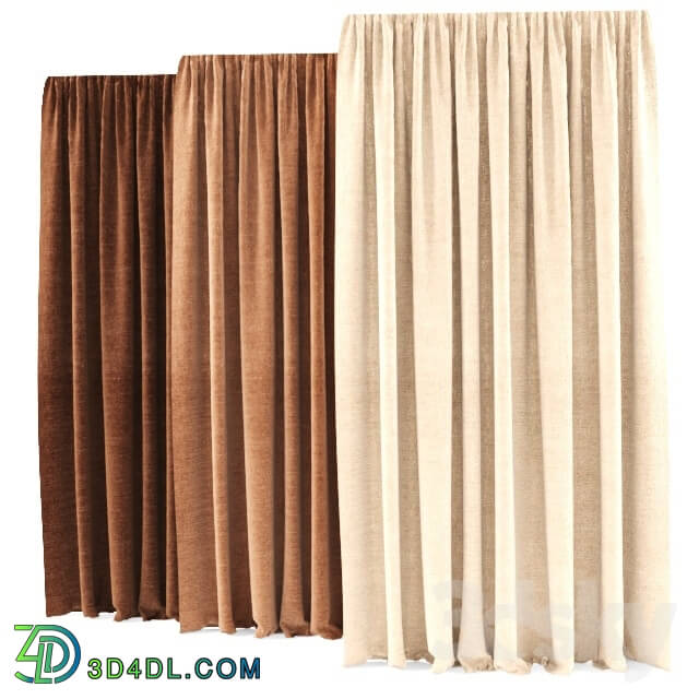 Curtain - Curtains 3 shades