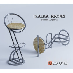 Chair - Barstool by Dialma Brown 