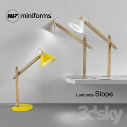 Table lamp - SLOPE miniforms 