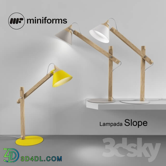 Table lamp - SLOPE miniforms