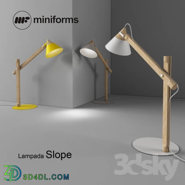 Table lamp - SLOPE miniforms