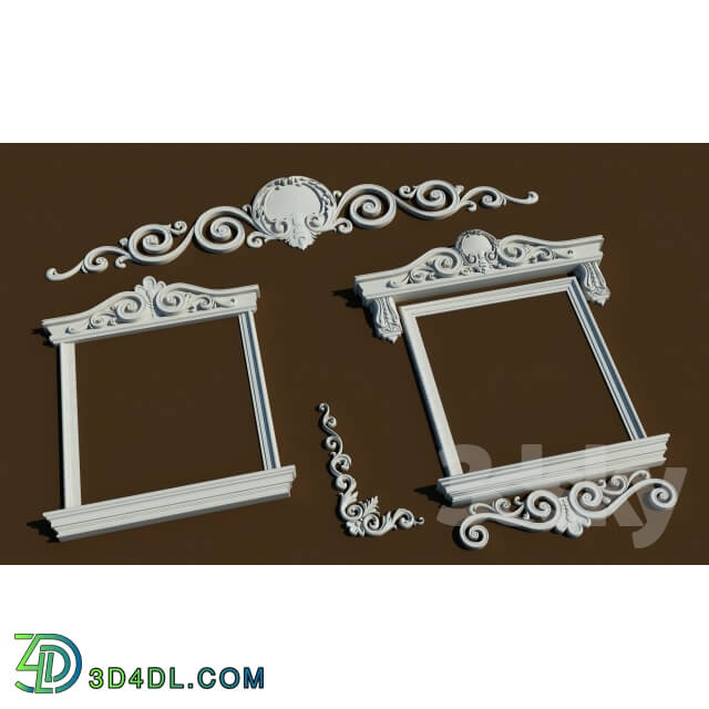 Decorative plaster - Facade moulding