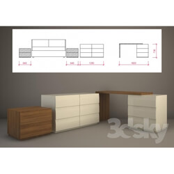 Sideboard _ Chest of drawer - Bedroom furniture L_ego A.L.F 