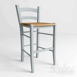 Chair - rustic bar stool 