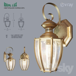 Wall light - ideal lux norma ap1 big brunito 
