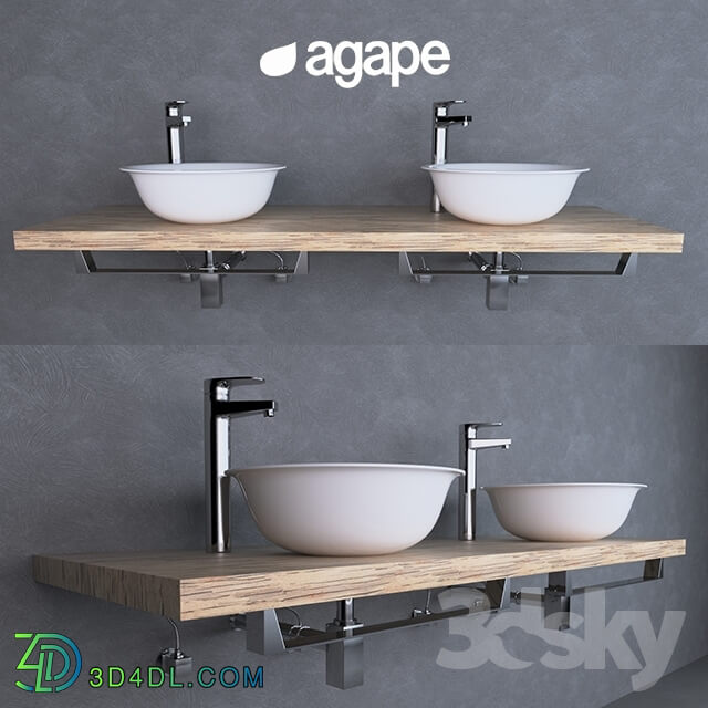 Wash basin - washbasin Agape