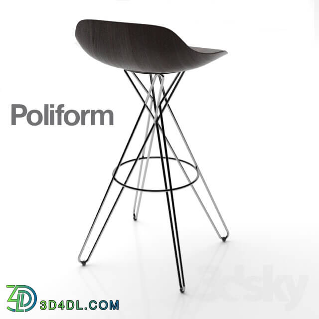 Chair - bar stool_ poliform HARMONY S26